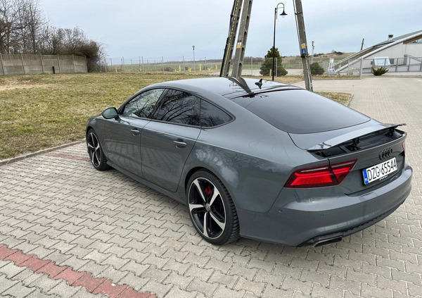 Audi A7 cena 152999 przebieg: 163000, rok produkcji 2016 z Woźniki małe 106